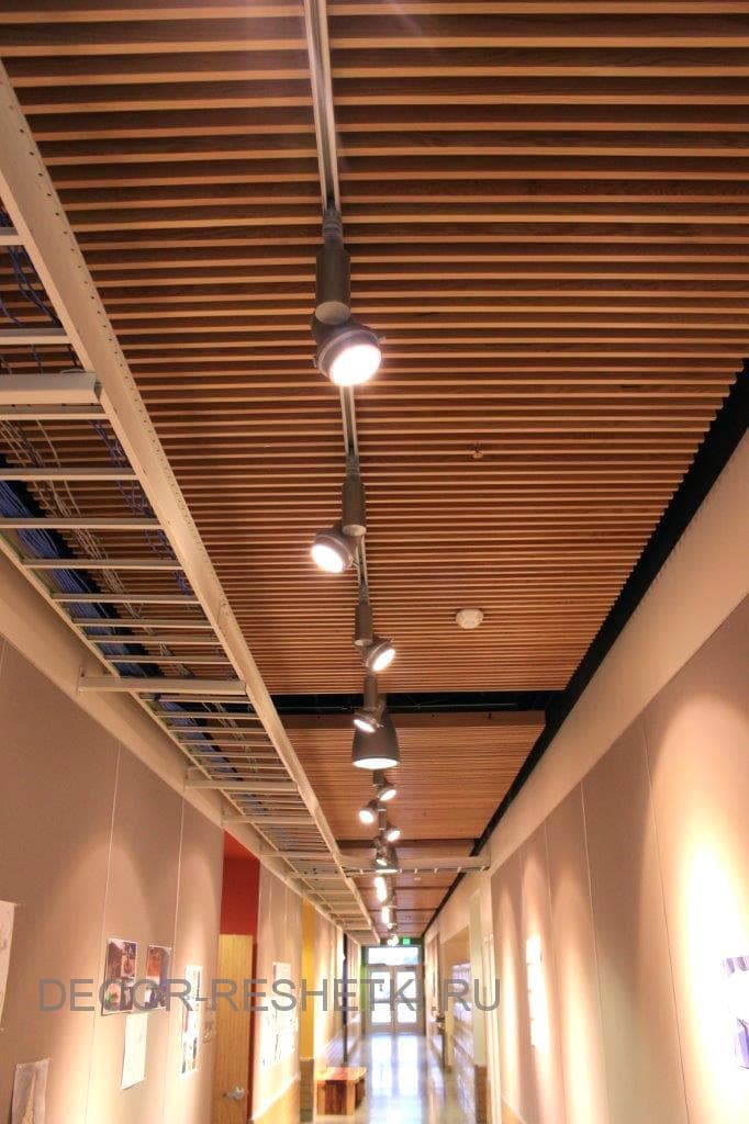 Кубообразные реечные потолки — фото «Кубообразный реечный потолок #87» на странице 1